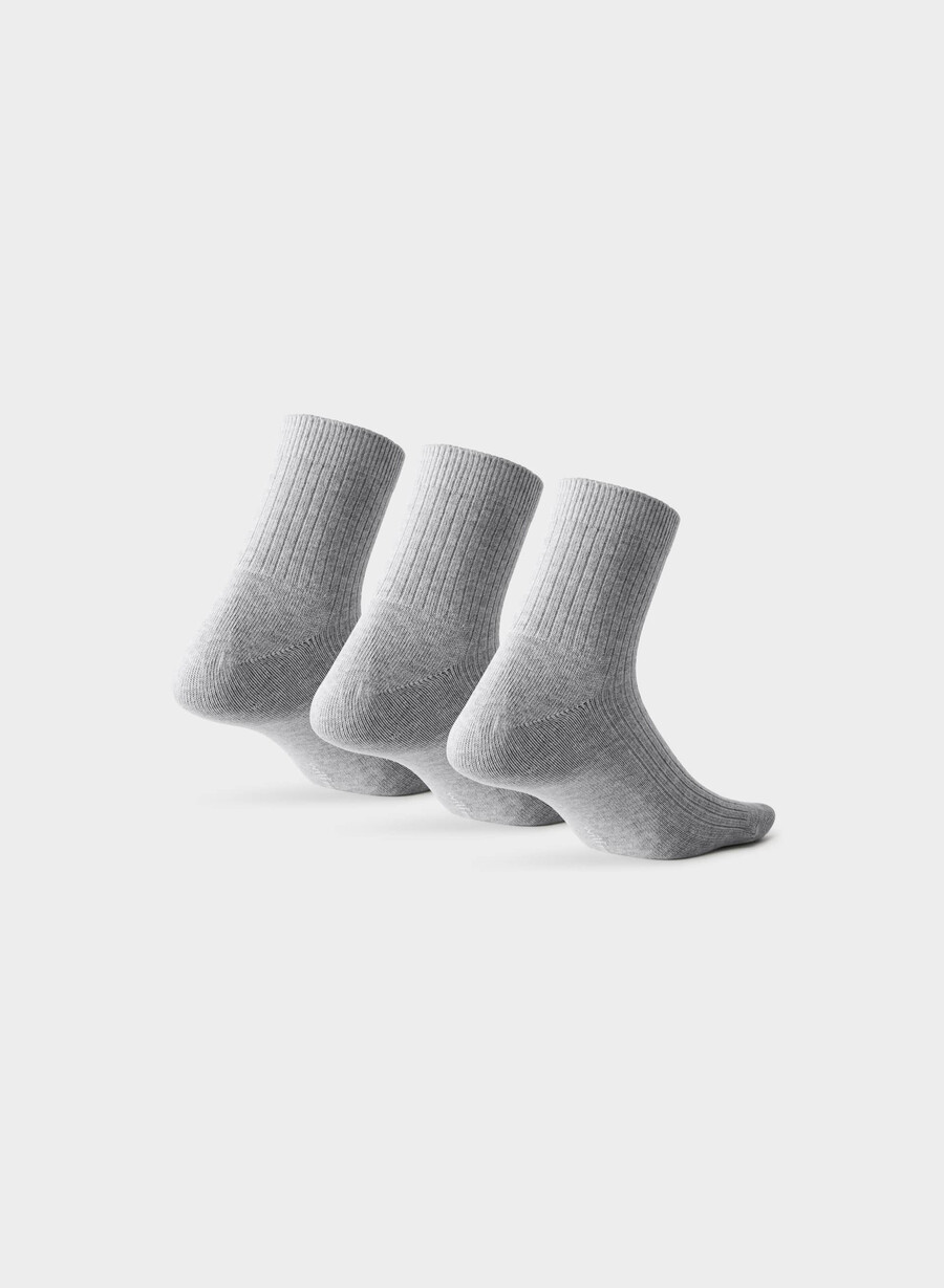 Șosete zilnice pentru gleznă set de 3 heather chrome