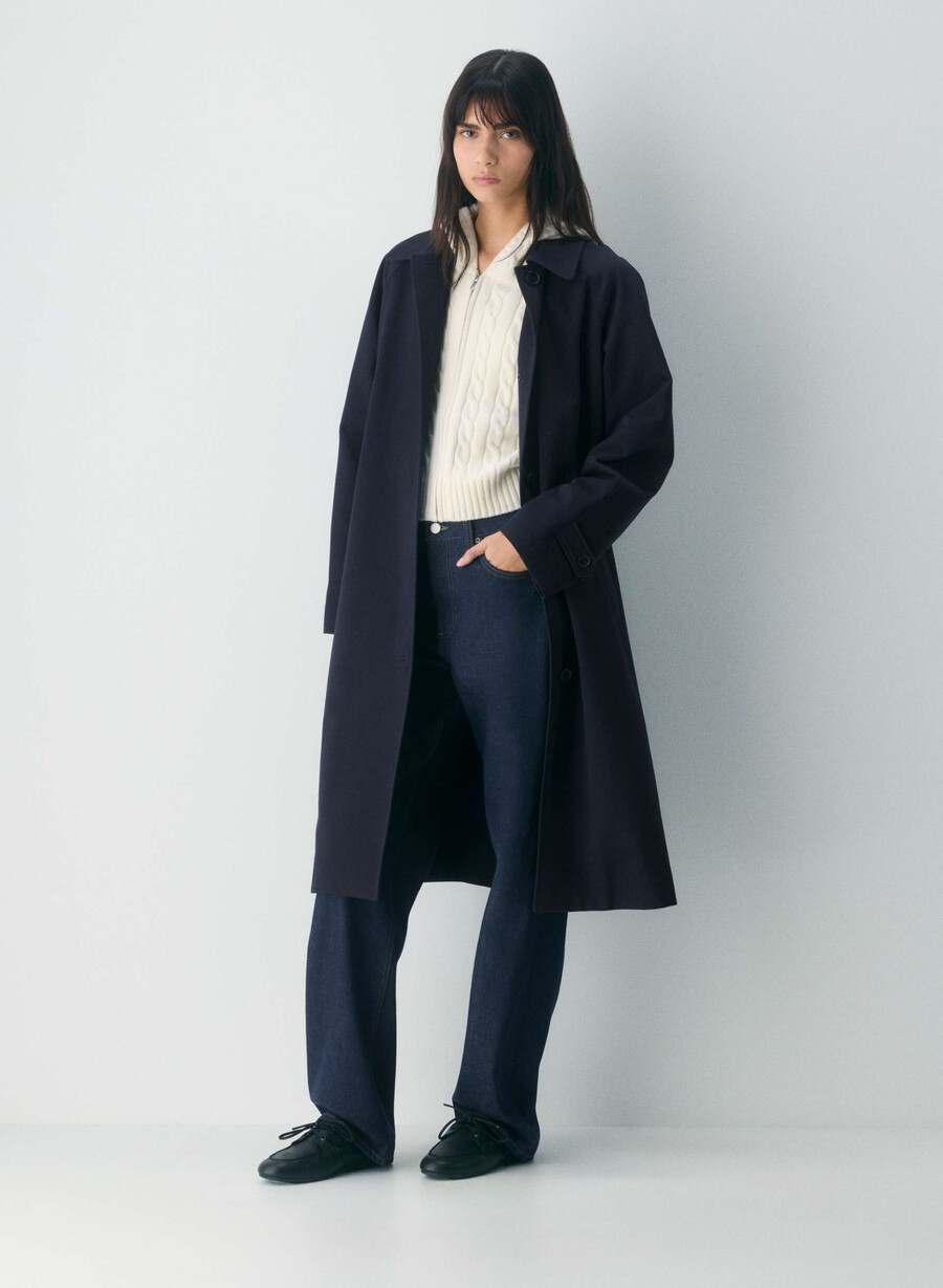 pantofi sport sperry x aritzia slim - piele netedă negru