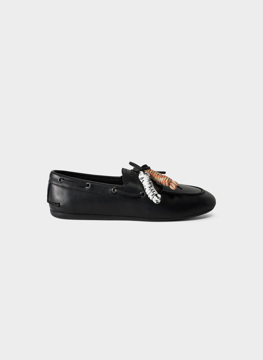 pantofi sport sperry x aritzia slim - piele netedă negru