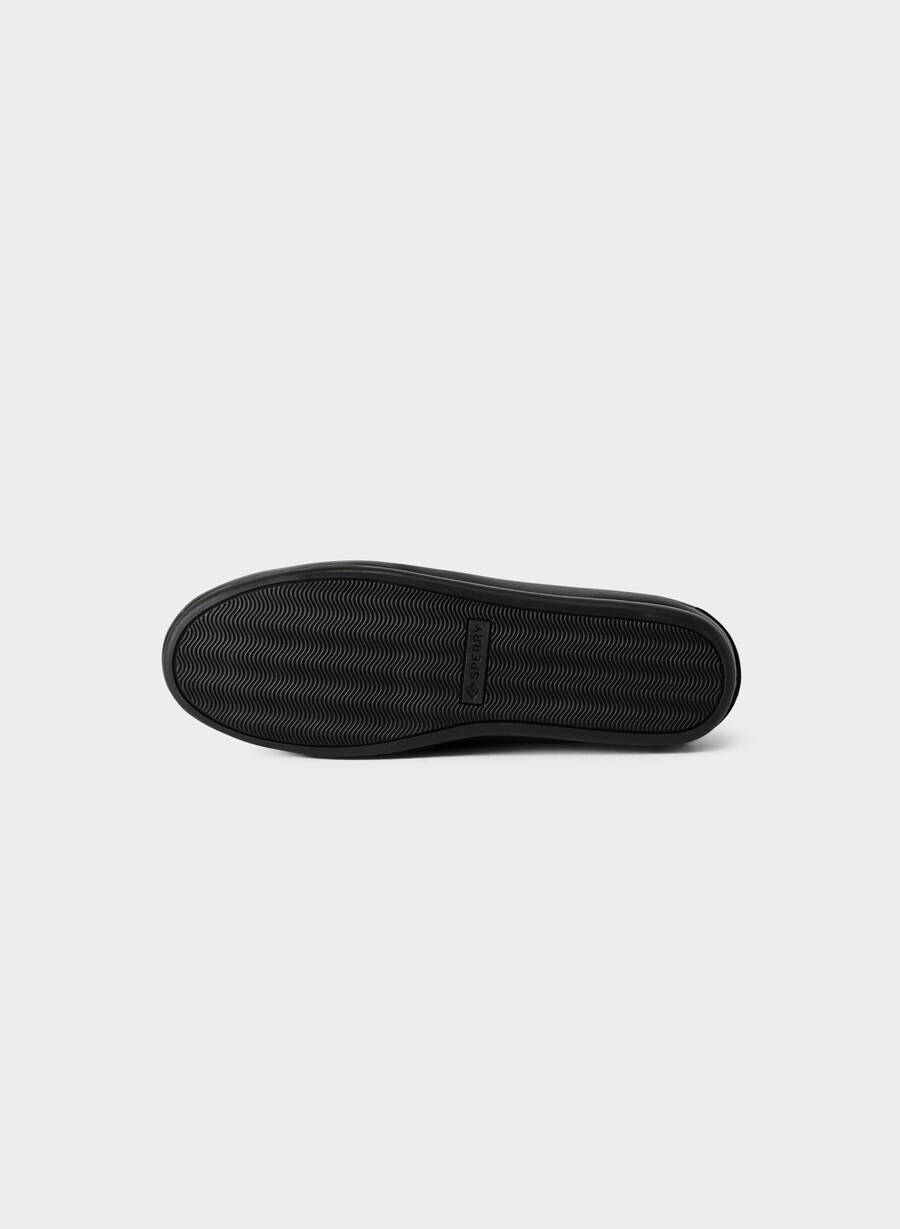 pantofi sport sperry x aritzia slim - piele netedă negru