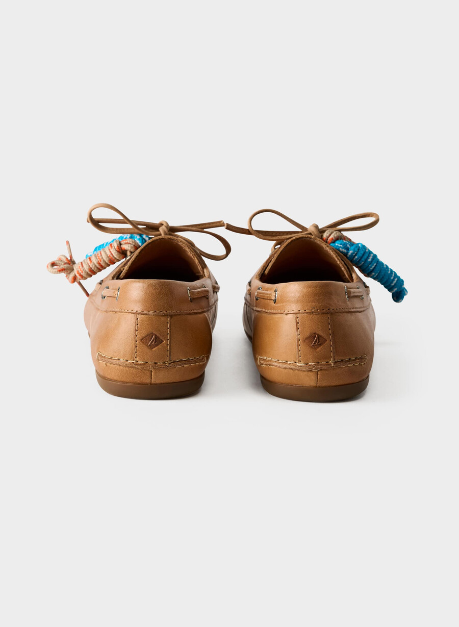 pantofi sport sperry x aritzia slim - piele netedă sahara sand