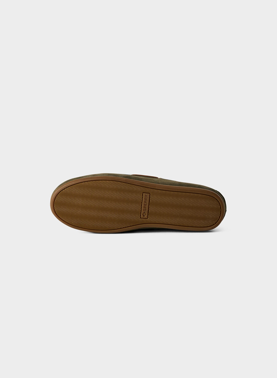pantofi sport sperry x aritzia slim - piele nubuck dk willow green