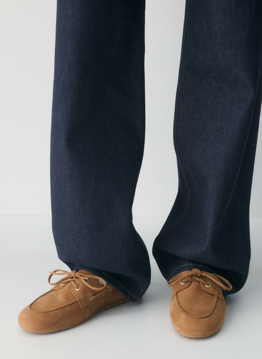 pantofi sport sperry x aritzia slim - piele nubuck galley brown