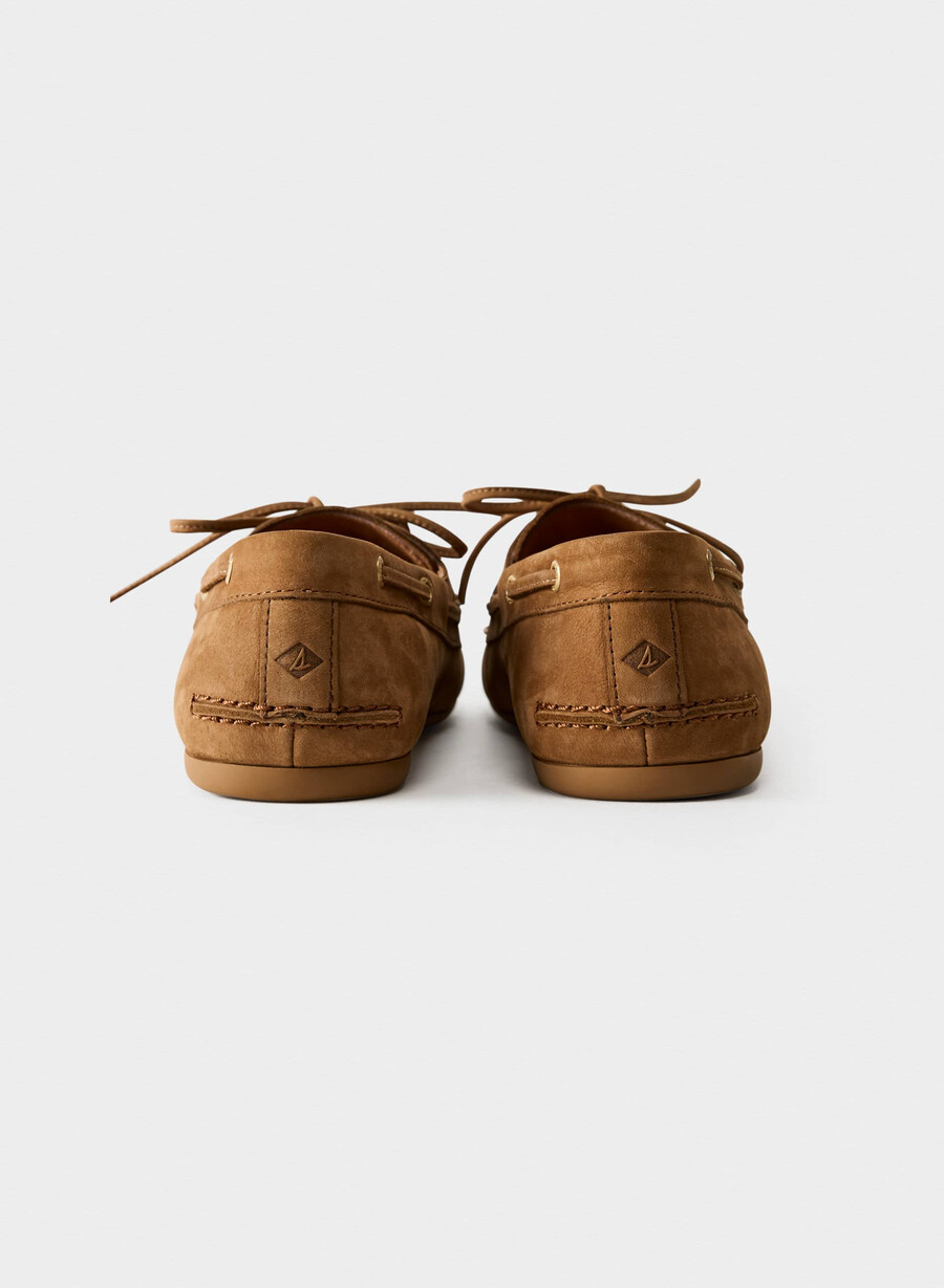 pantofi sport sperry x aritzia slim - piele nubuck galley brown