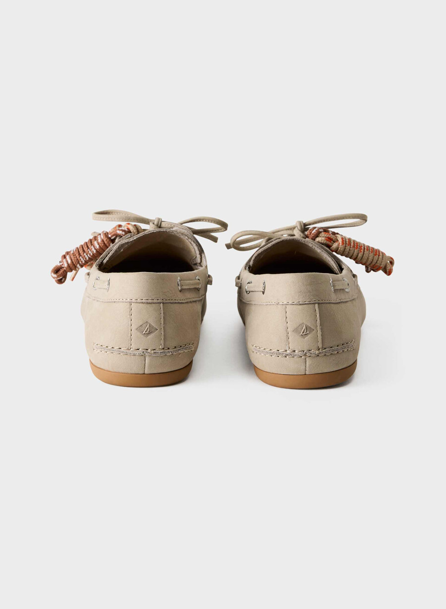 pantofi sport sperry x aritzia slim - piele nubuck mainstay bej
