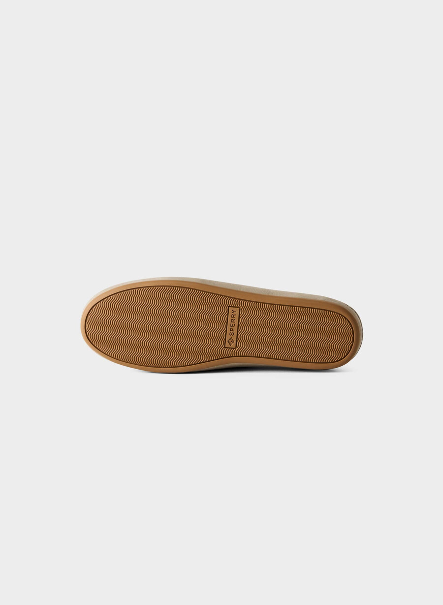 pantofi sport sperry x aritzia slim - piele nubuck mainstay bej