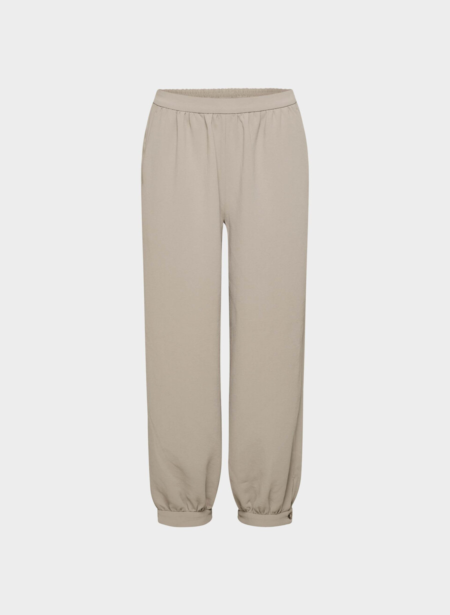 pantaloni de șofran - crepette nomad taupe
