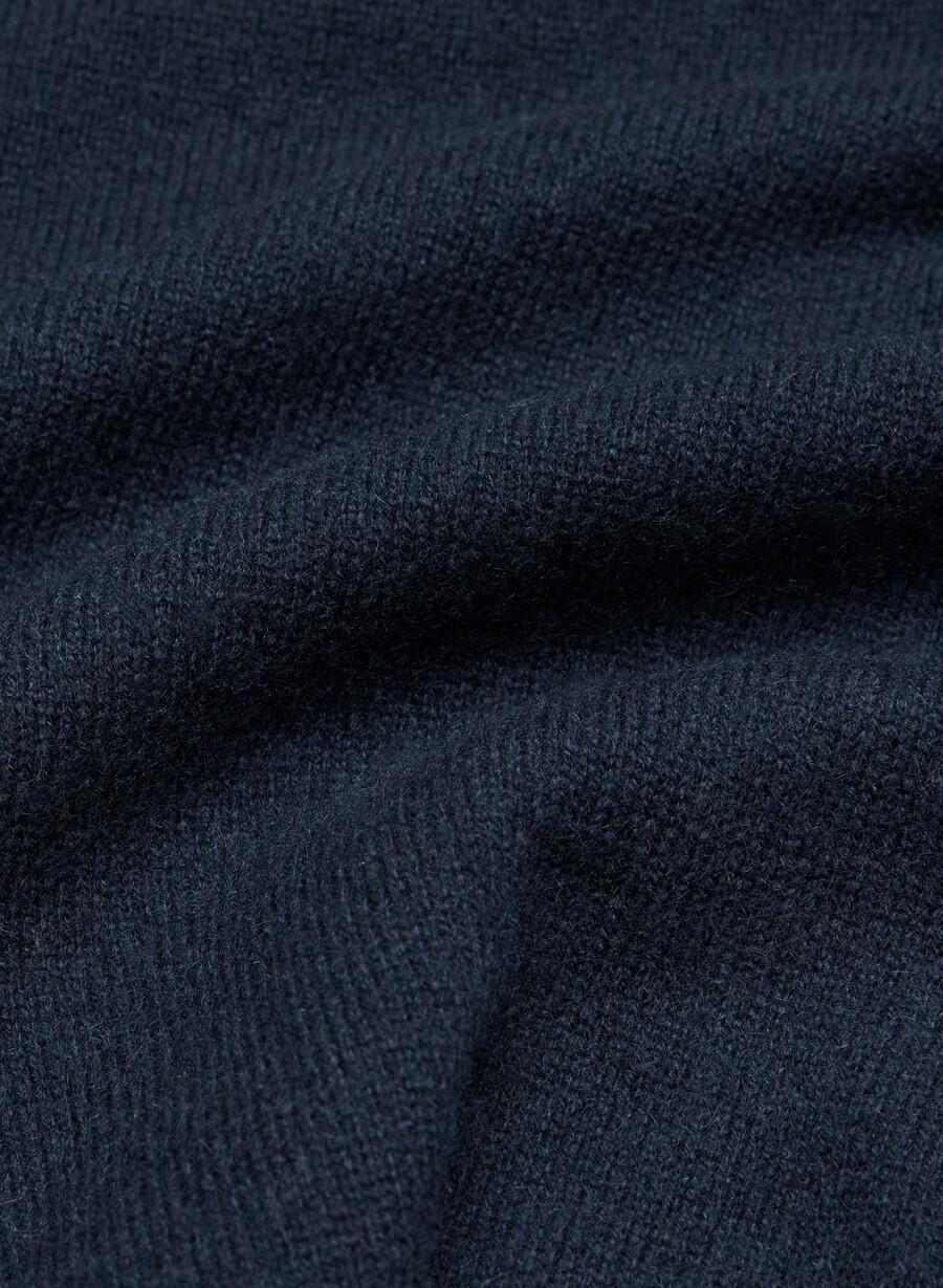 tricou polo cu mânecă lungă bare cashmere provenance admiral