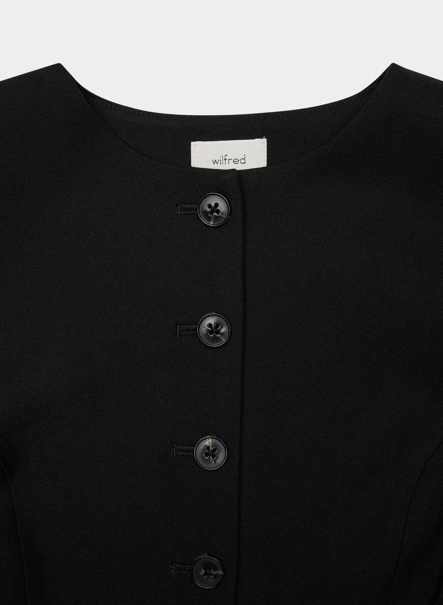 vestă duet - twill negru