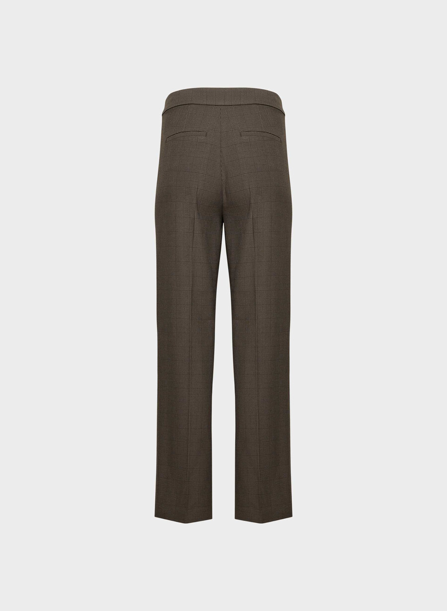 pantaloni de croitorie - twill merle chk cl tph chr