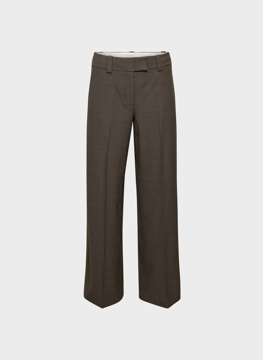 pantaloni seville - twill merle chk cl tph ch