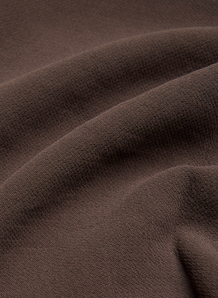 pantaloni scurți define - crepette maro mocha rich