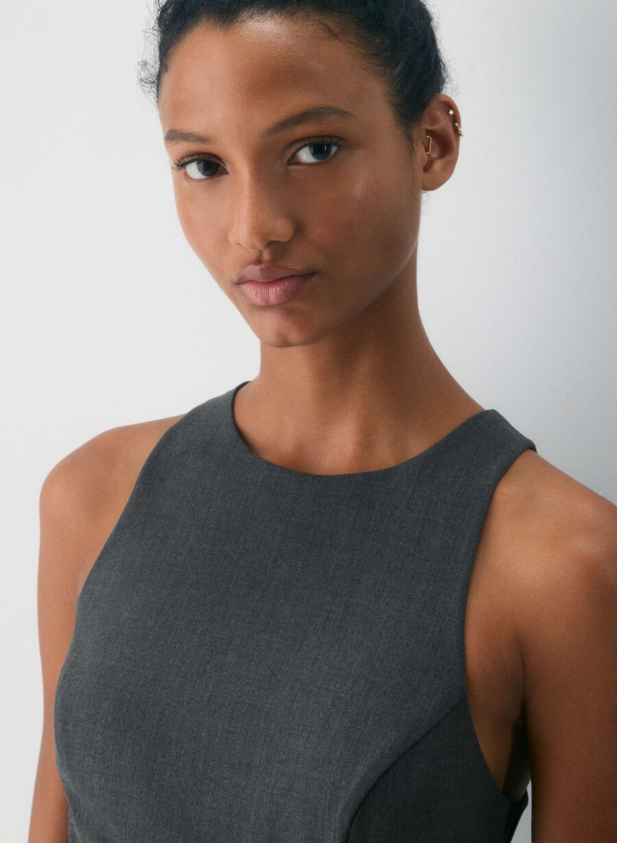 rochie de căprioară heather charcoal