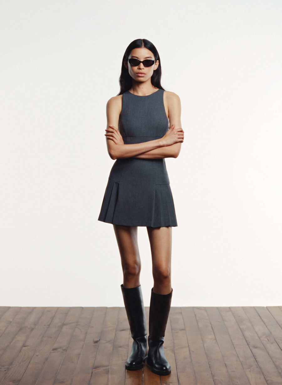 rochie de căprioară heather charcoal