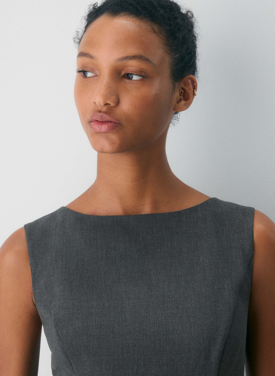 rochie gallop heather charcoal