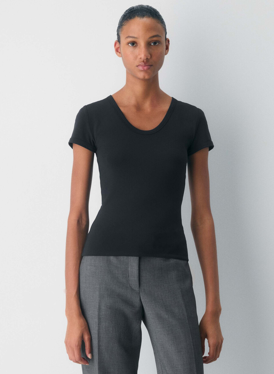 tricou original contour sophomore negru