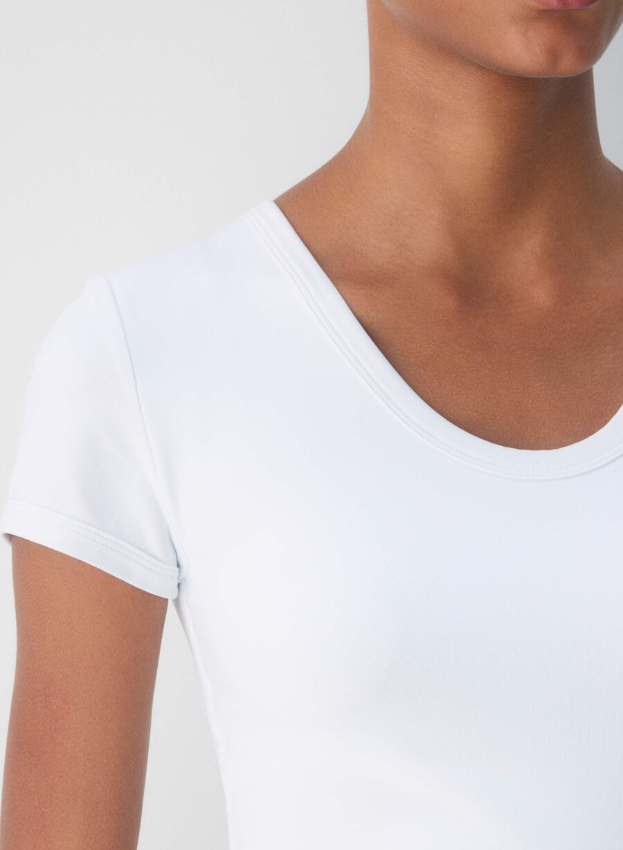 tricou original contour sophomore alb brillant