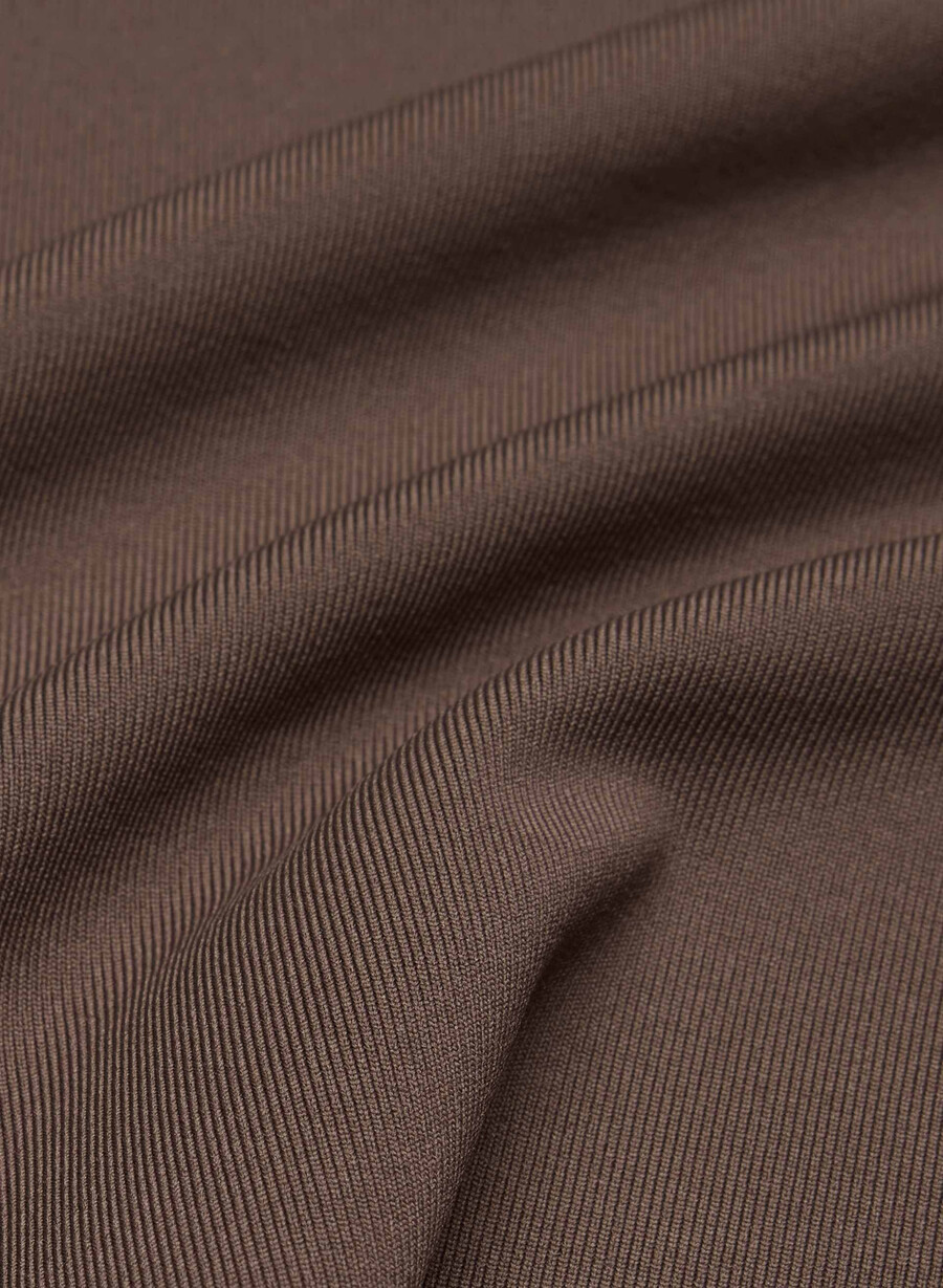 bluză originală contour shoreline maro intens cu imprimeu rich mocha brown