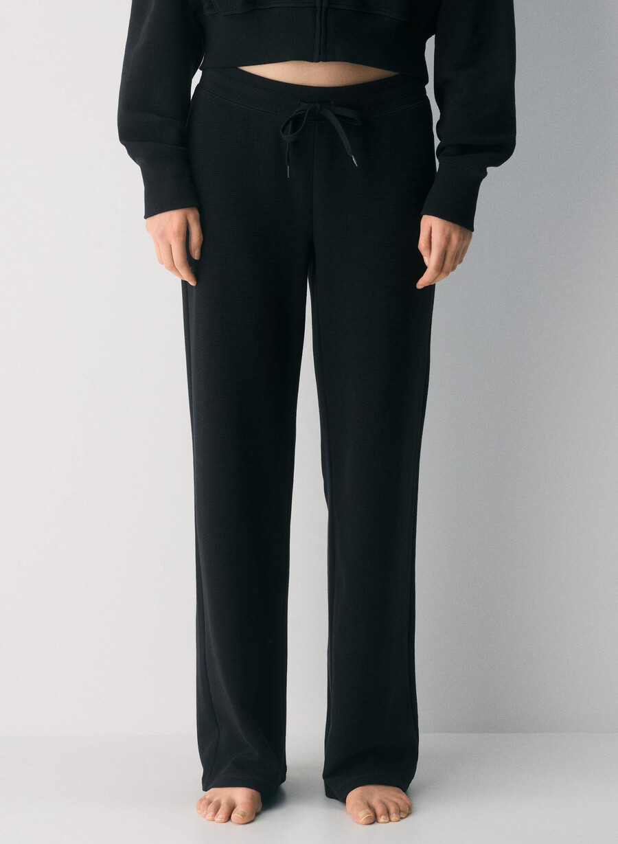 pantaloni wafflex marks negri