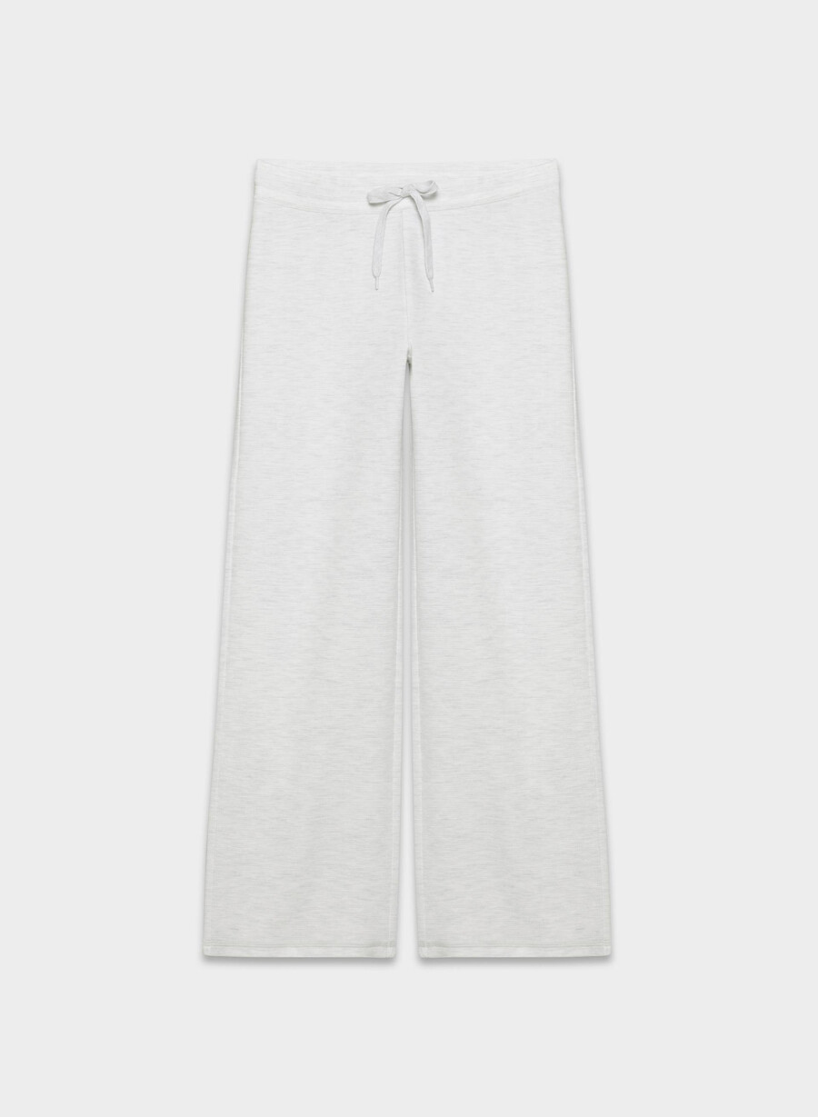 pantaloni wafflex marks heather cloud white