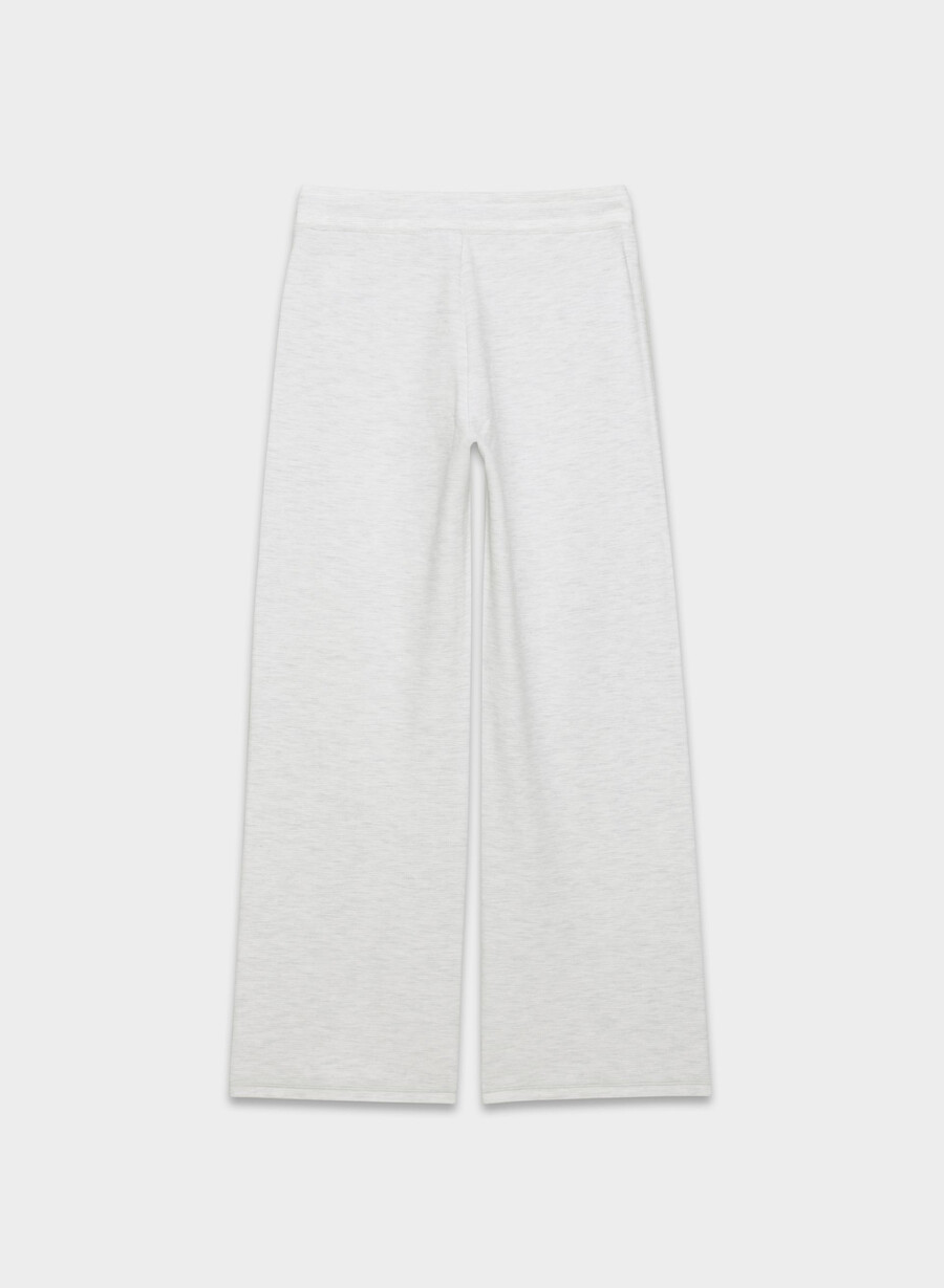 pantaloni wafflex marks heather cloud white
