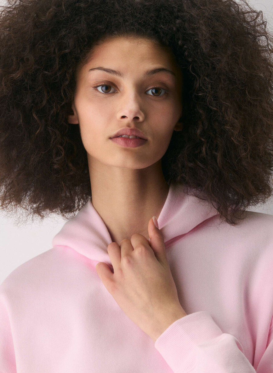 hanorac confortabil din fleece mega villa pink