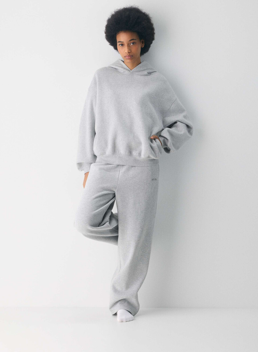 hanorac cozy sweatfleece mega heather chrome