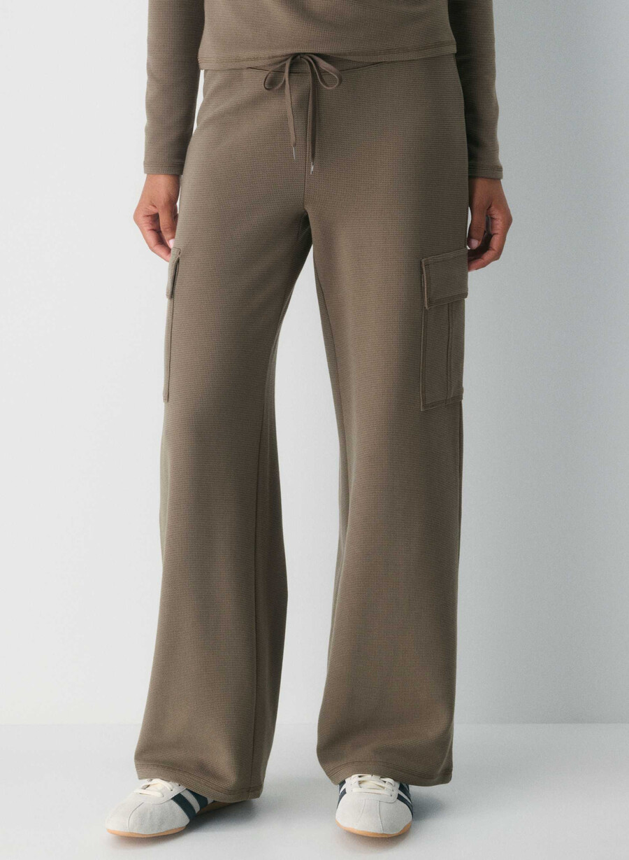 pantaloni cargo wafflex pike negri
