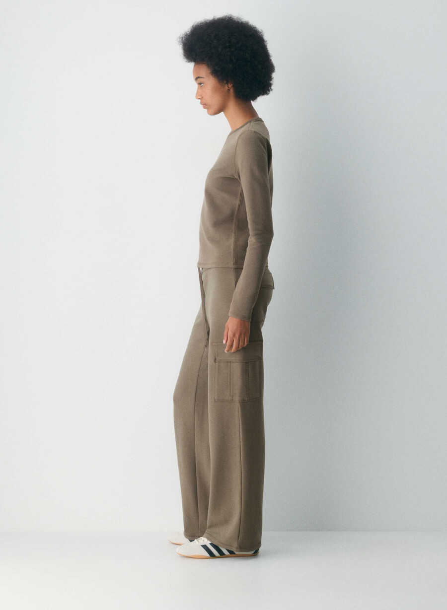pantaloni cargo wafflex pike negri
