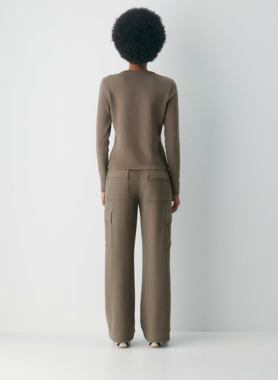 pantaloni cargo wafflex pike negri
