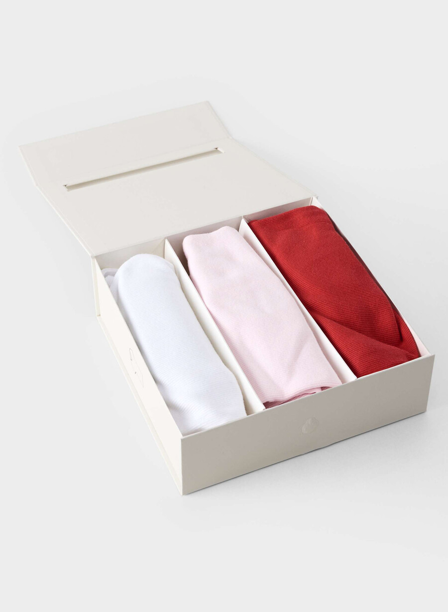 tricou homestretch rib tune set de 3 albviolaceu rozalb