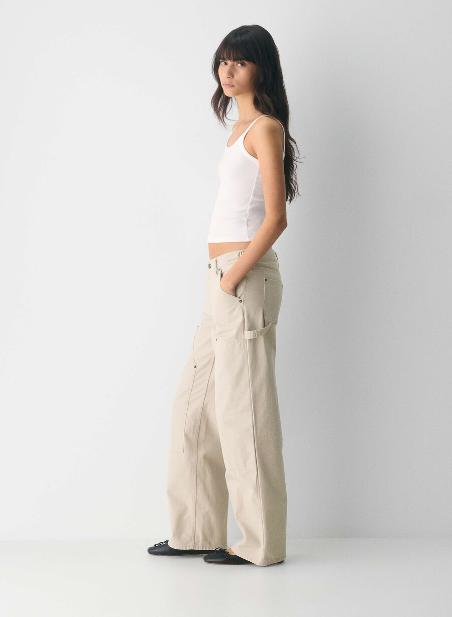 pantaloni york marcona bej