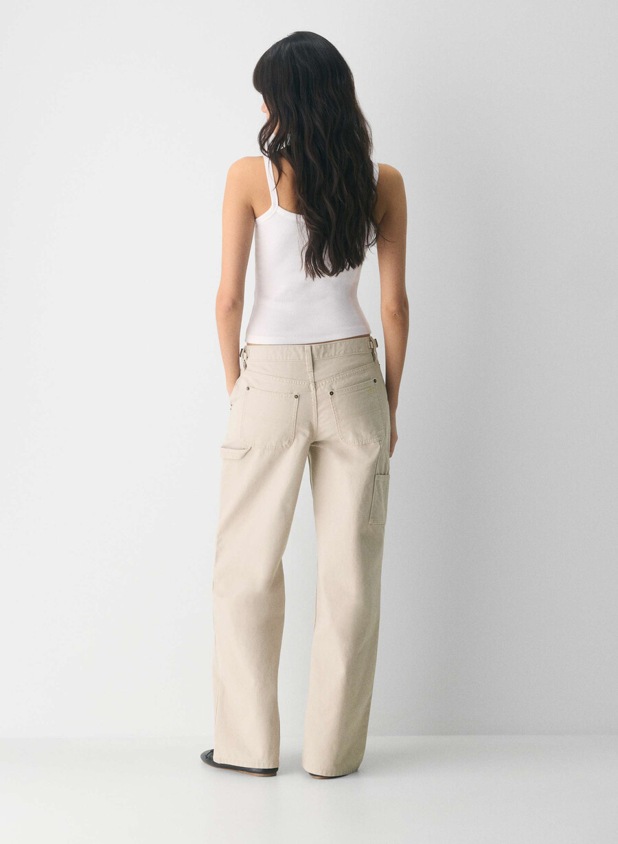 pantaloni york marcona bej