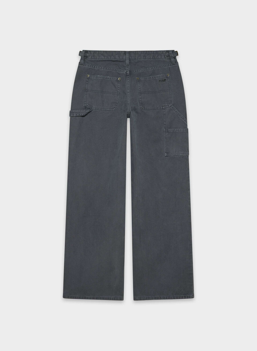 pantaloni york vintage carbon black
