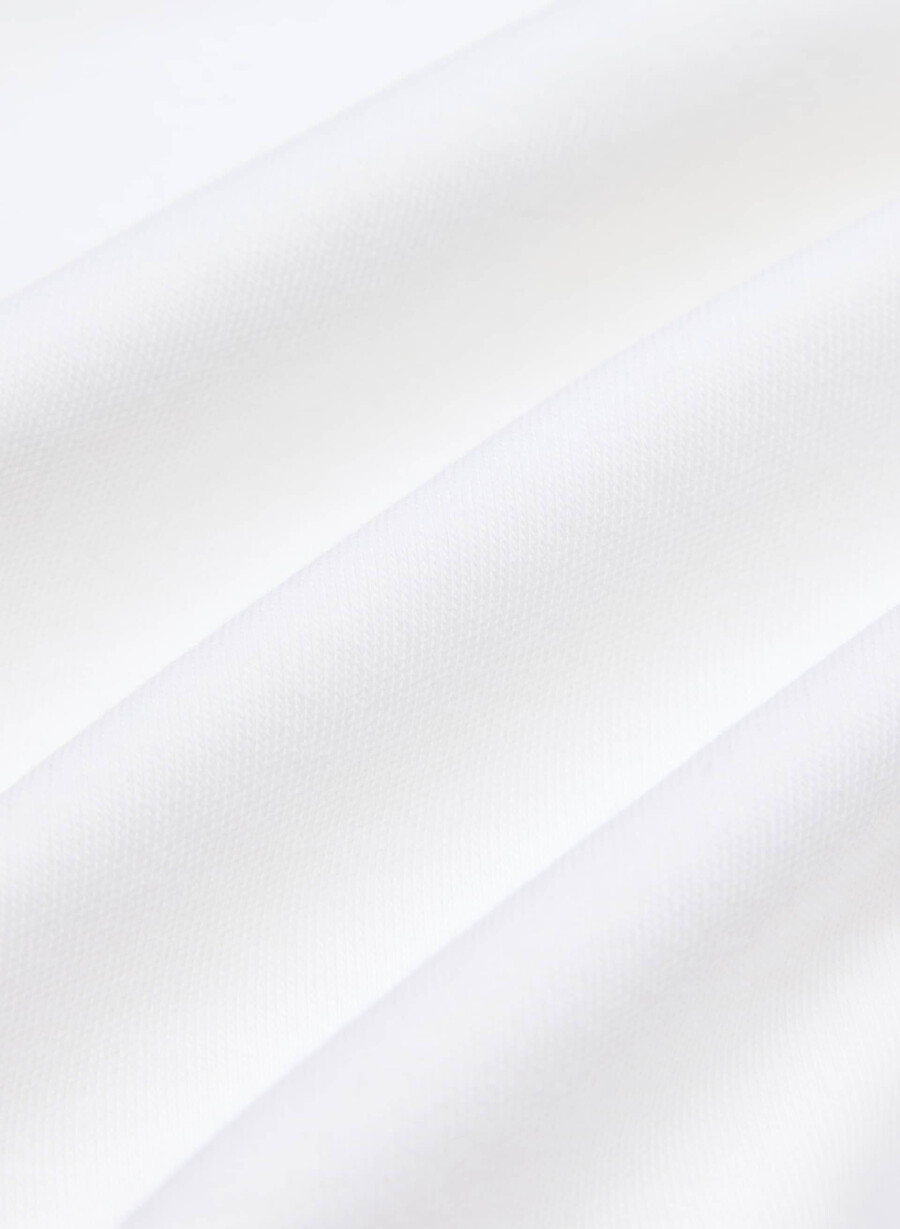 tricou interlock din bumbac barclay alb