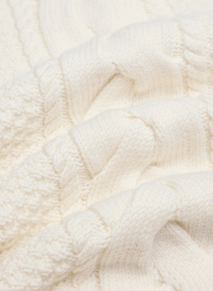pulover heritage knit din lână merino cu guler înalt whisper whisper whisper whisper