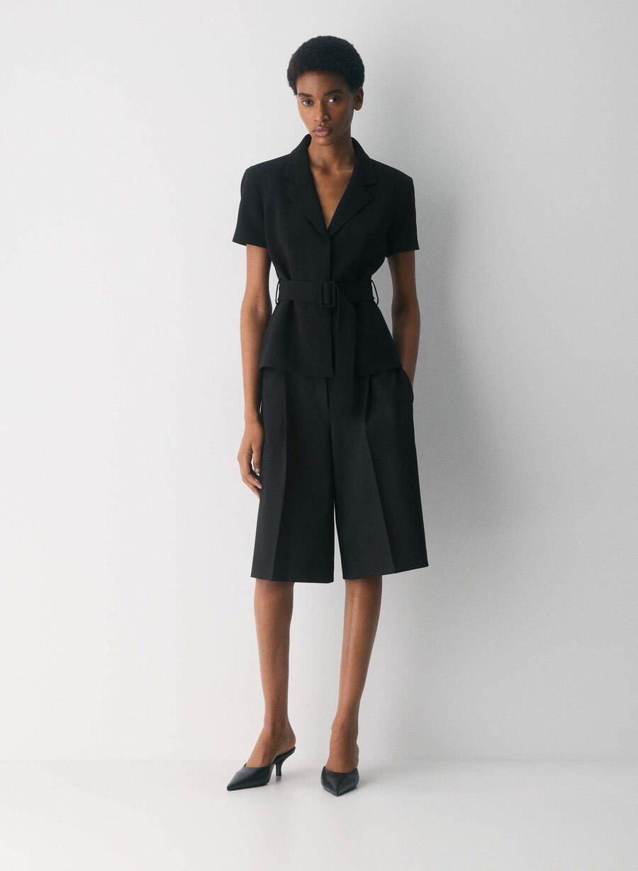 jachetă brynn - sway crepe negru
