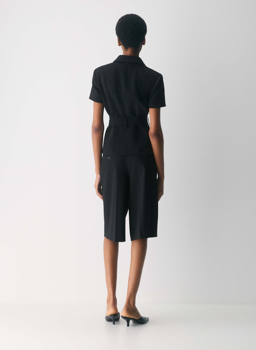 jachetă brynn - sway crepe negru
