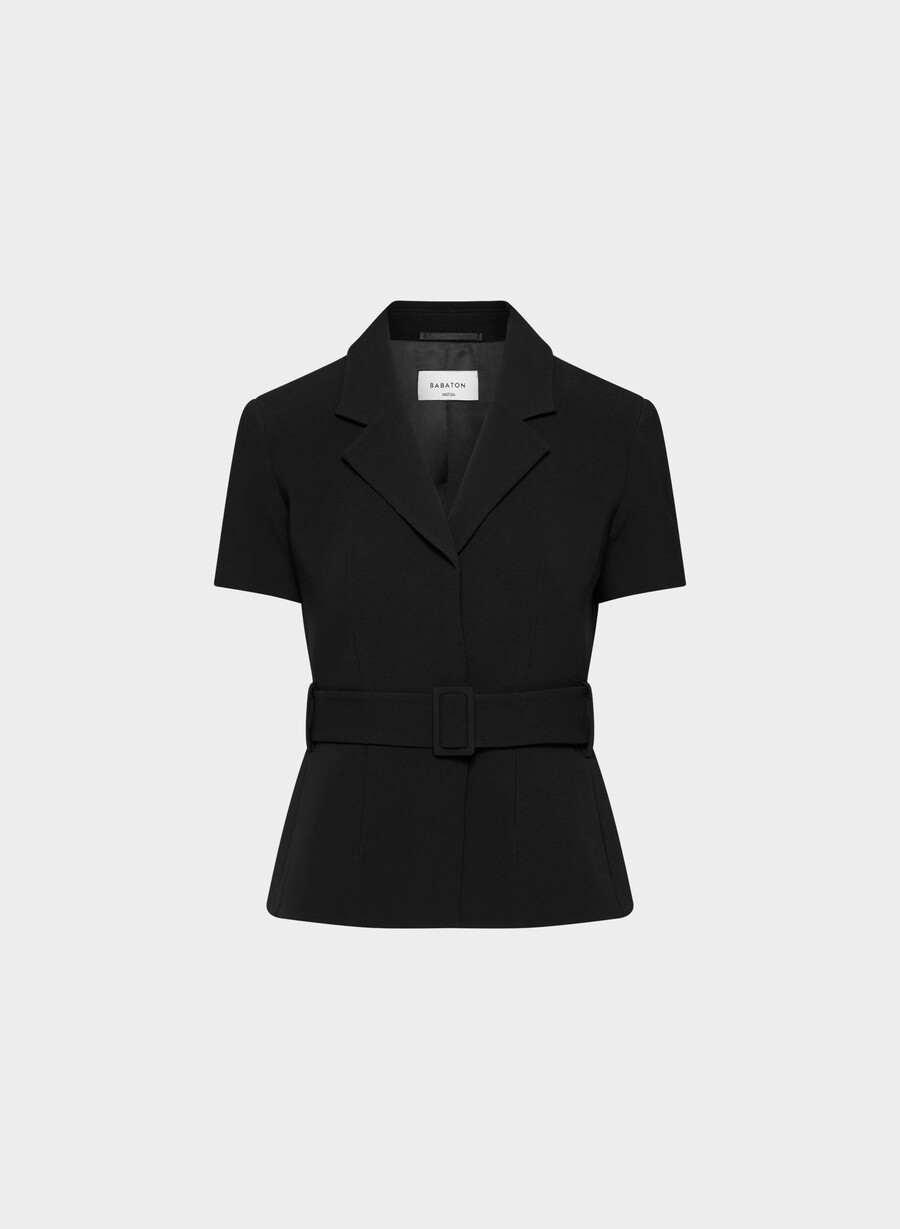 jachetă brynn - sway crepe negru