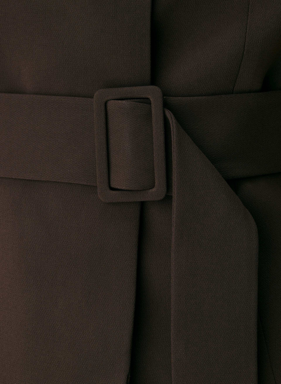 jachetă brynn - crepe sway rich mocha brown
