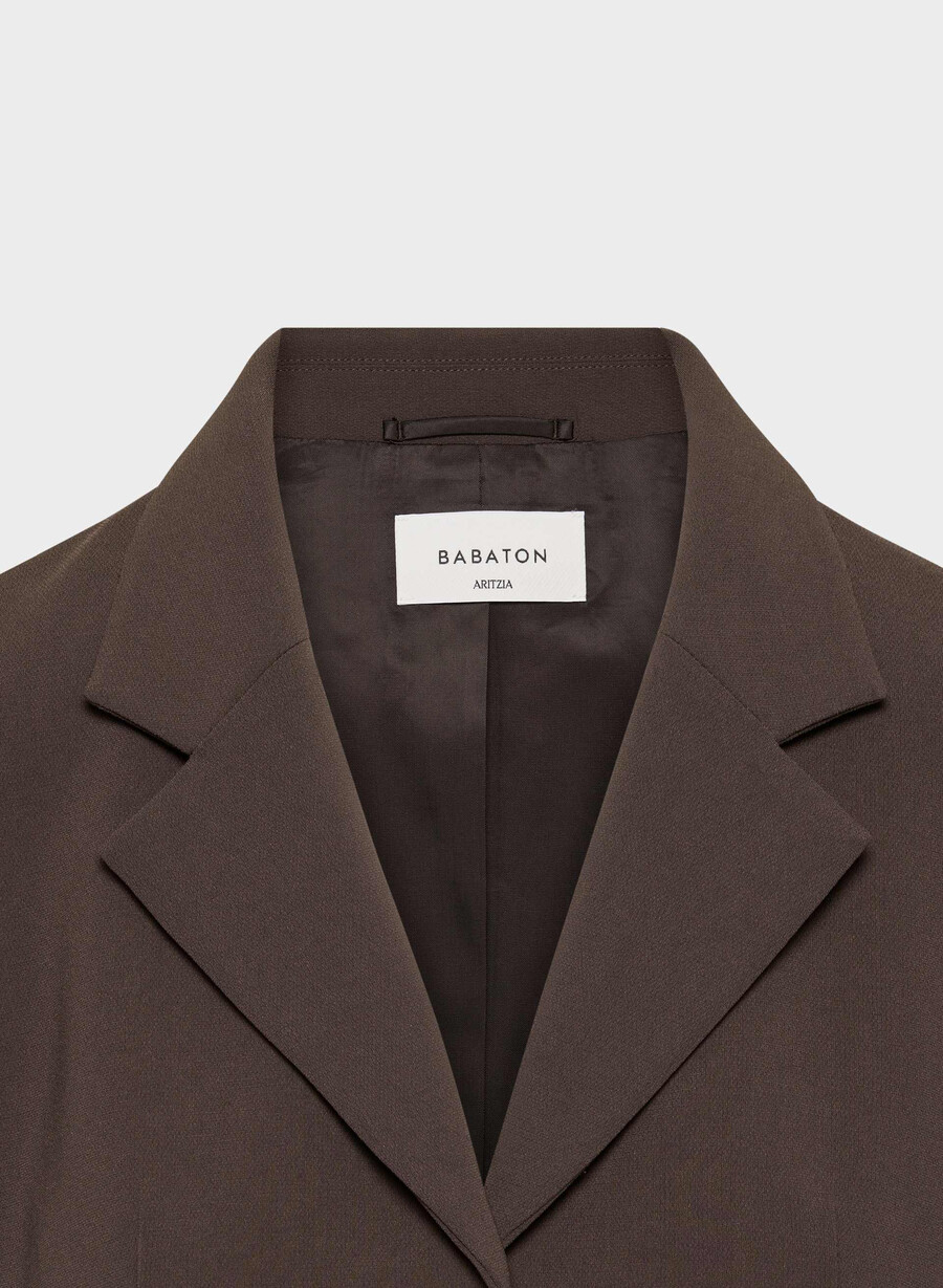 jachetă brynn - crepe sway rich mocha brown