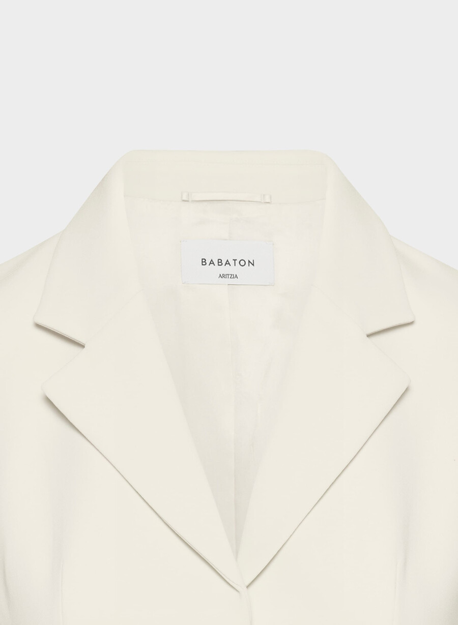 jachetă brynn - crepe sway vintage alb