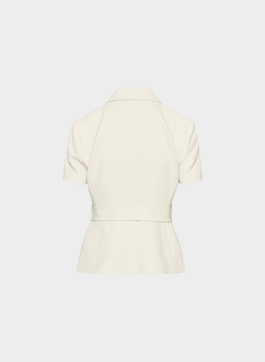 jachetă brynn - crepe sway vintage alb