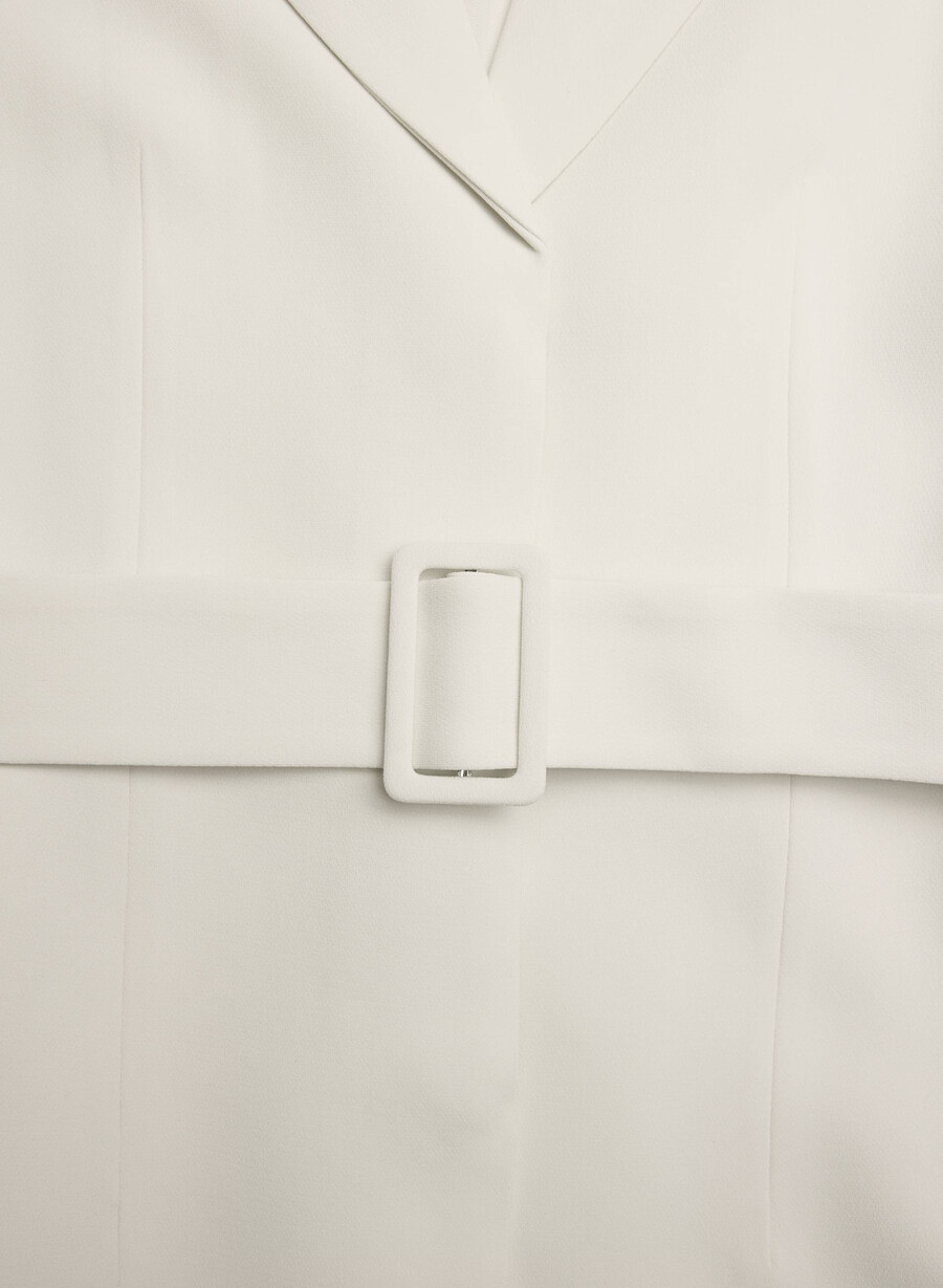 jachetă brynn - crepe sway vintage alb