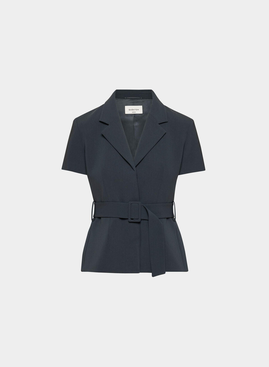 jachetă brynn - crepe sway bleumarin Închis