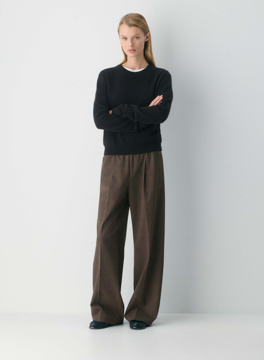 pantaloni partner - ressential light lmbrt chk r mc brblk