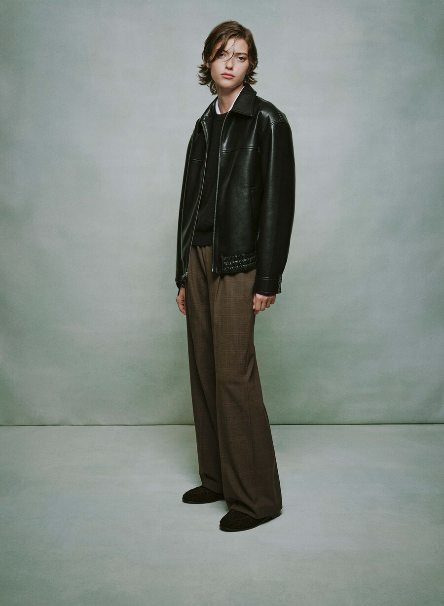 pantaloni partner - ressential light lmbrt chk r mc brblk