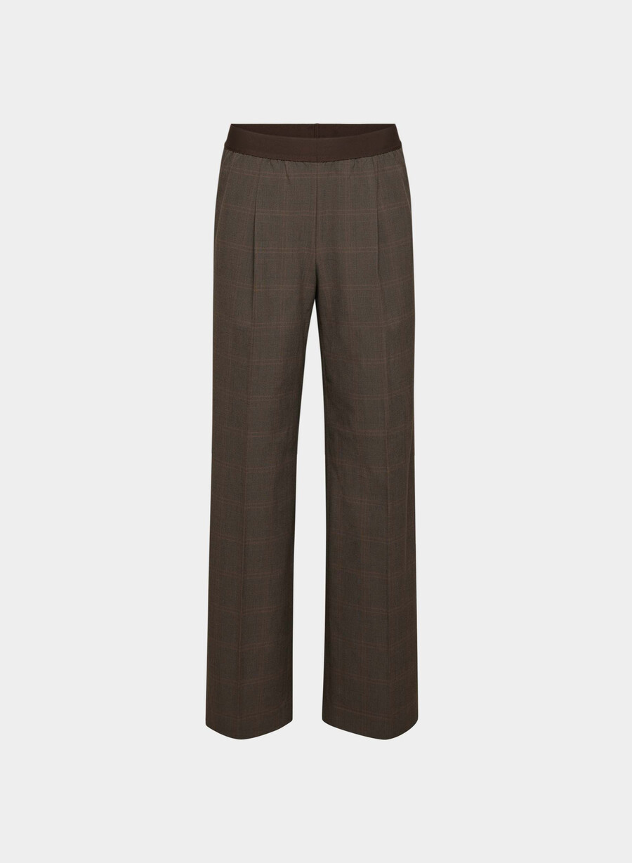 pantaloni partner - ressential light lmbrt chk r mc brblk
