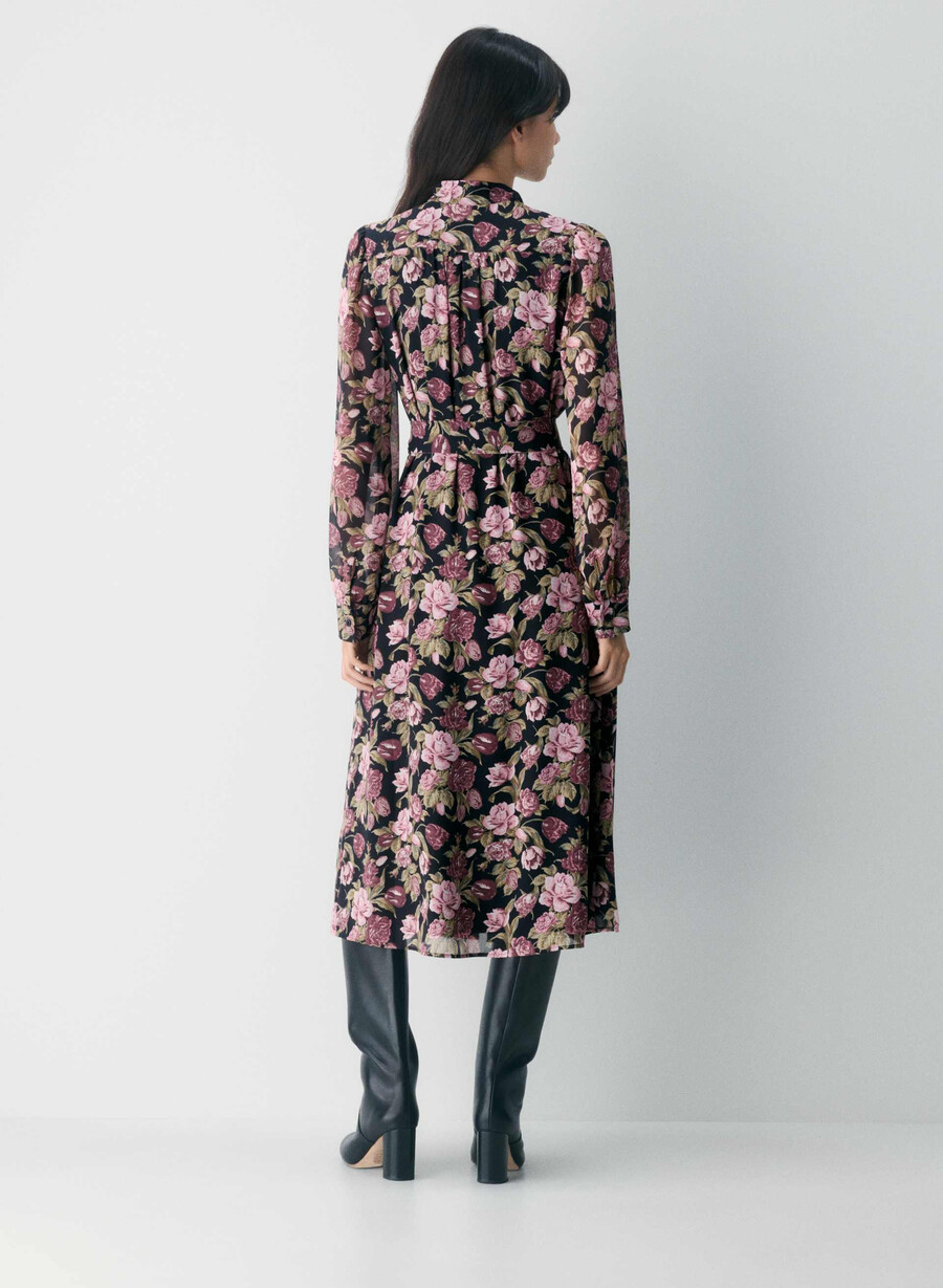rochie broadway negru fructe de pĂdure ÎngheȚate