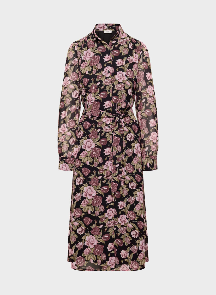 rochie broadway negru fructe de pĂdure ÎngheȚate